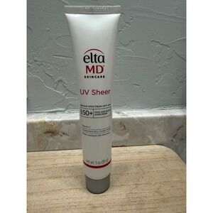 EltaMD UV Sheer Broad Spectrum SPF 50+ Face and Body Sunscreen 3oz Exp 07/2027